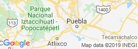 San Andres Cholula map